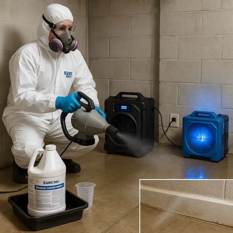 Sanitization and Odor Removal process in Wedgewood, SC